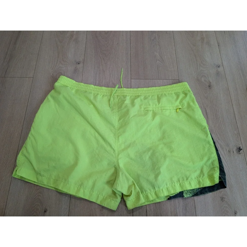 Nike Challenge Court Andre Agassi Shorts Vintage 90's Sz X-Large Rare Neon Volt